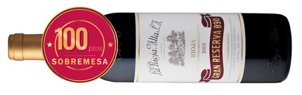 Gran Reserva 890 de 2010, primer 100 de la revista Sobremesa.